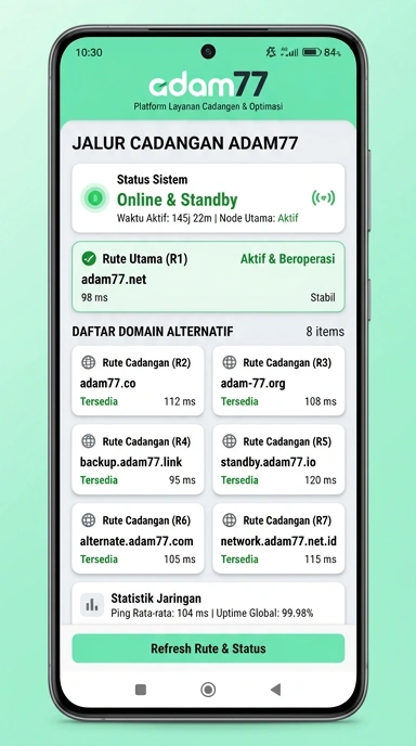 Tampilan link alternatif adam77