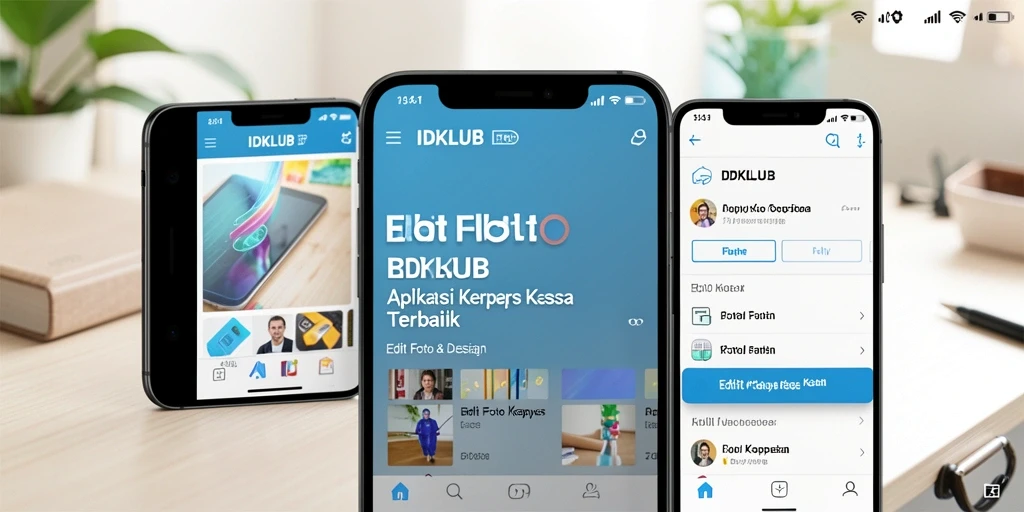 Tampilan antarmuka pengguna IDKLUB yang modern dan intuitif.