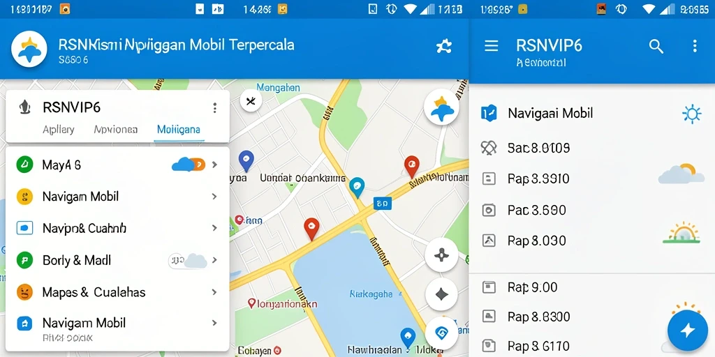 Tampilan antarmuka aplikasi RSNVIP6 yang user-friendly.
